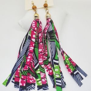 Popular African Print Fashion Earrings